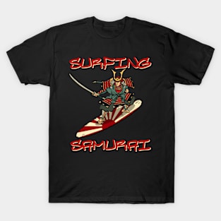 Surfing samurai T-Shirt